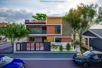 do realistic exterior and interior 3d rendering
