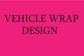 unique, professional car, van, vehicle wrap desing