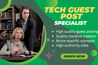 provide manual tech guest posting service
