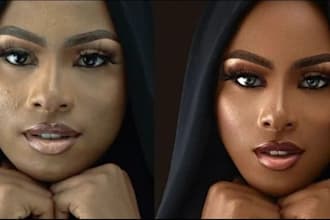 do editorial fashion beauty photo retouch and enhancement