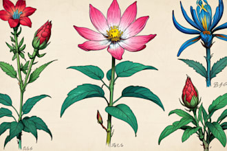 do botanical and anatomical scientific illustrations