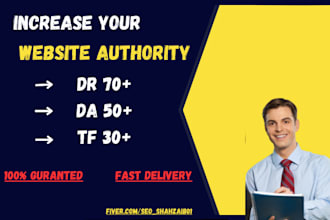 increase DR da tf of your website