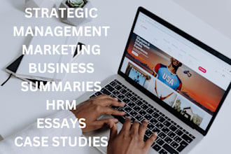 do marketing research, strategic management, hrm, ethics, and leadership tasks