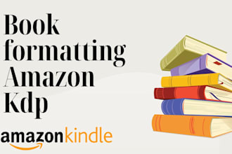 do book formatting for amazon KDP