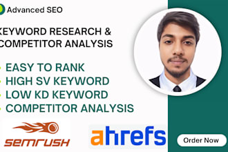advance SEO keyword  recharge and competitor analysis
