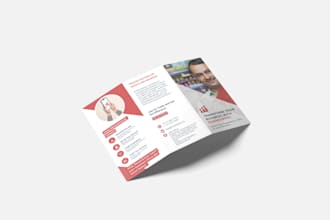 do business brochure design bifold, trifold brochure design