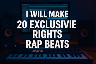 make an exclusive rights hiphop instrumental beats