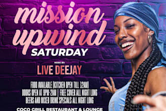 design a flyer  for your business, event, or promotion