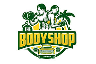 design unique body shop logo