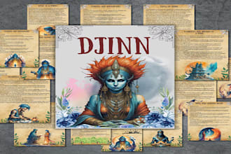 custom wish djinn, jinn genie, spirit keeper, mammon pact, ifrit wish grant