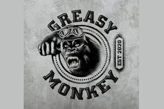 design awesome greasy monkey logo