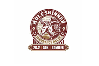 design endurance running race logo