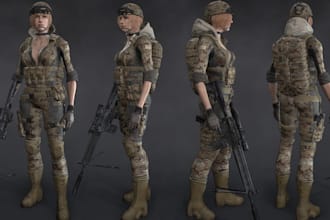 do 3d game metahuman character 3d villain antagonist unreal engine character