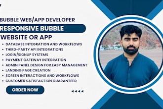build your dream website or app in bubble io
