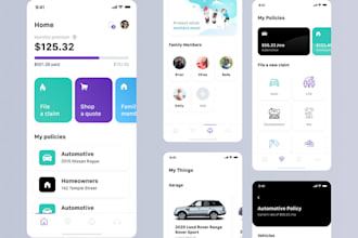 build insurance app, crowdfunding app, finance app, budget app, banking app