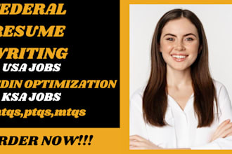 create federal resumes for medical nursing and hospitality professionals
