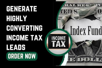 generate income tax finance investment accounting marketing tax leads