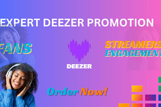 do professional deezer promotion to skyrocket your music reach and engagement