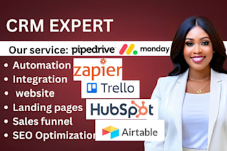do zapier integration for monday crm basecamp pipedrive hubspot asana trello