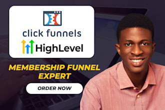 build you high converting sales funnel in clickfunnels, gohighlevel