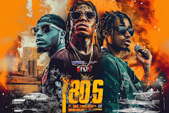 design professional album cover , mixtape cover design