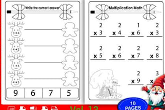 create custom activity books, worksheets for children