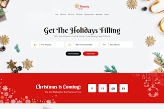 create a stunning christmas landing page to boost holiday sales