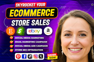 promote and advertise your etsy, shopify, ebay and amazon stores to boost sales