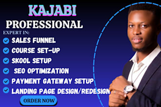 set up kajabi website teachable website and thinkific skool account setup skool