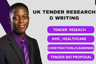 uk tender tender research, uk tender proposal ,nhs  cleaning, healthcare tender
