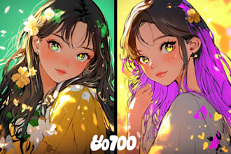 do anime and manga character art illustration, chibi or fan art
