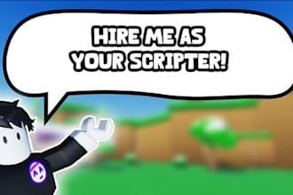 script anything you need as a professional roblox scripter, roblox game scripter