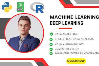 do data analytics machine learning and data science projects in python excel,  r