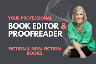 do deep developmental edit, line edit of your fiction or non fiction book