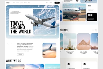 create high quality travel agency website vacation rental