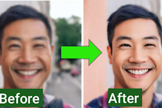 fix blurry photos, upscale and enhance resolution of photos