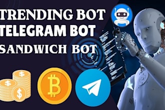 create cmc trending bot, deriv bot, telegram bot, ctrader bot, trading bot