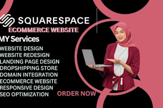 design squarespace ecommerce website design and redesign
