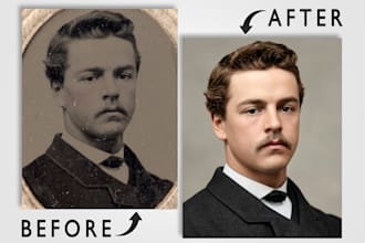 professionally restore and repair damaged old photos