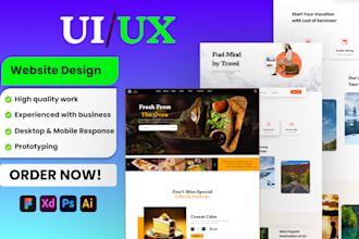 do figma design, figma website, figma design website, website ui ux, mock