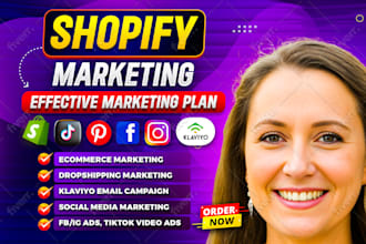 promote shopify store, boost shopify sales, or ecommerce dropshipping marketing