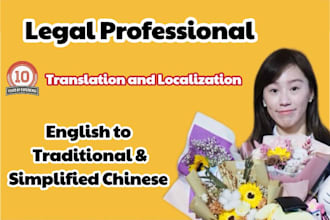 provide professional translation from english to chinese and cantonese