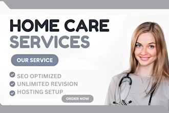 design home care, recruitment, medical, job board, healthcare, nonprofit website