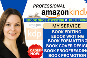 write your book and ebook as a ghostwriter in spanish proofread formatting