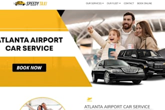 create taxi booking website chauffeur website limousine website taxi vtc website