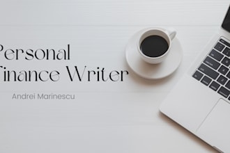 write personal finance articles and blog posts