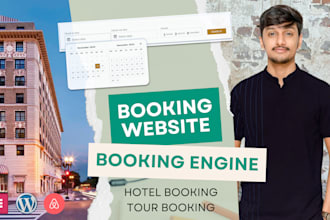 develop a fully functional online booking website for your business