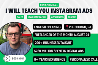 teach you instagram ads