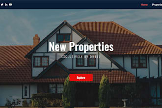 design property management website airbnb landing page redesign construction web
