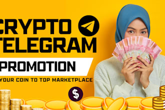 do massive crypto pump, token launch, telegram promotion memecoin sale launch